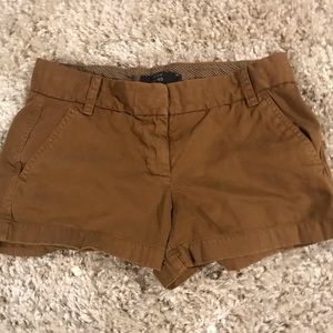 COPY - J. Crew Chino Shorts. Brown. Size 2.